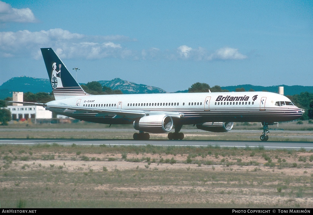 Aircraft Photo of G-OAHF | Boeing 757-27B | Britannia Airways | AirHistory.net #112006