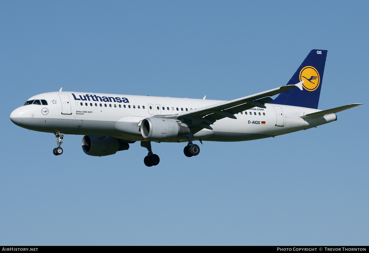 Aircraft Photo of D-AIQS | Airbus A320-211 | Lufthansa | AirHistory.net #112013