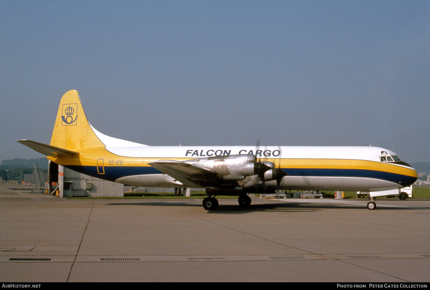 Aircraft Photo of SE-IZU | Lockheed L-188C Electra | Falcon Cargo | AirHistory.net #112022