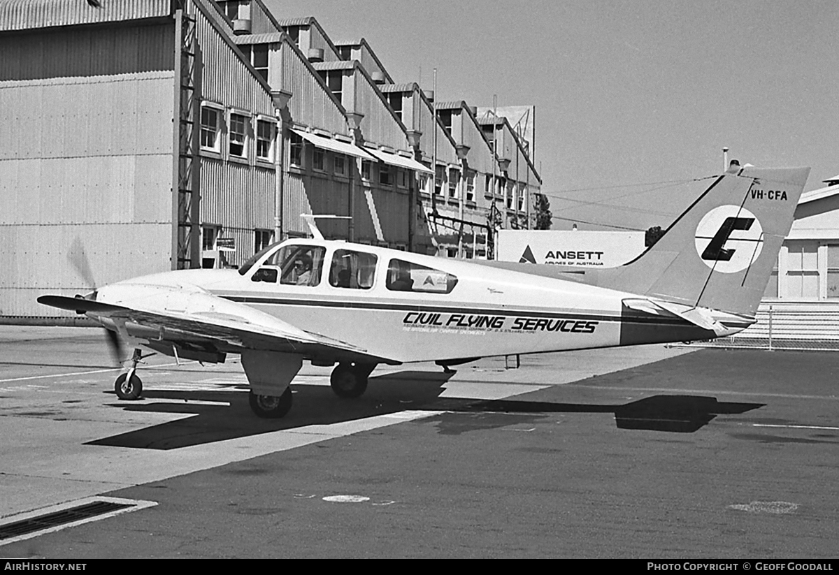 Aircraft Photo of VH-CFA | Beech C55 Baron (95-C55) | Civil Flying Services | AirHistory.net #112026