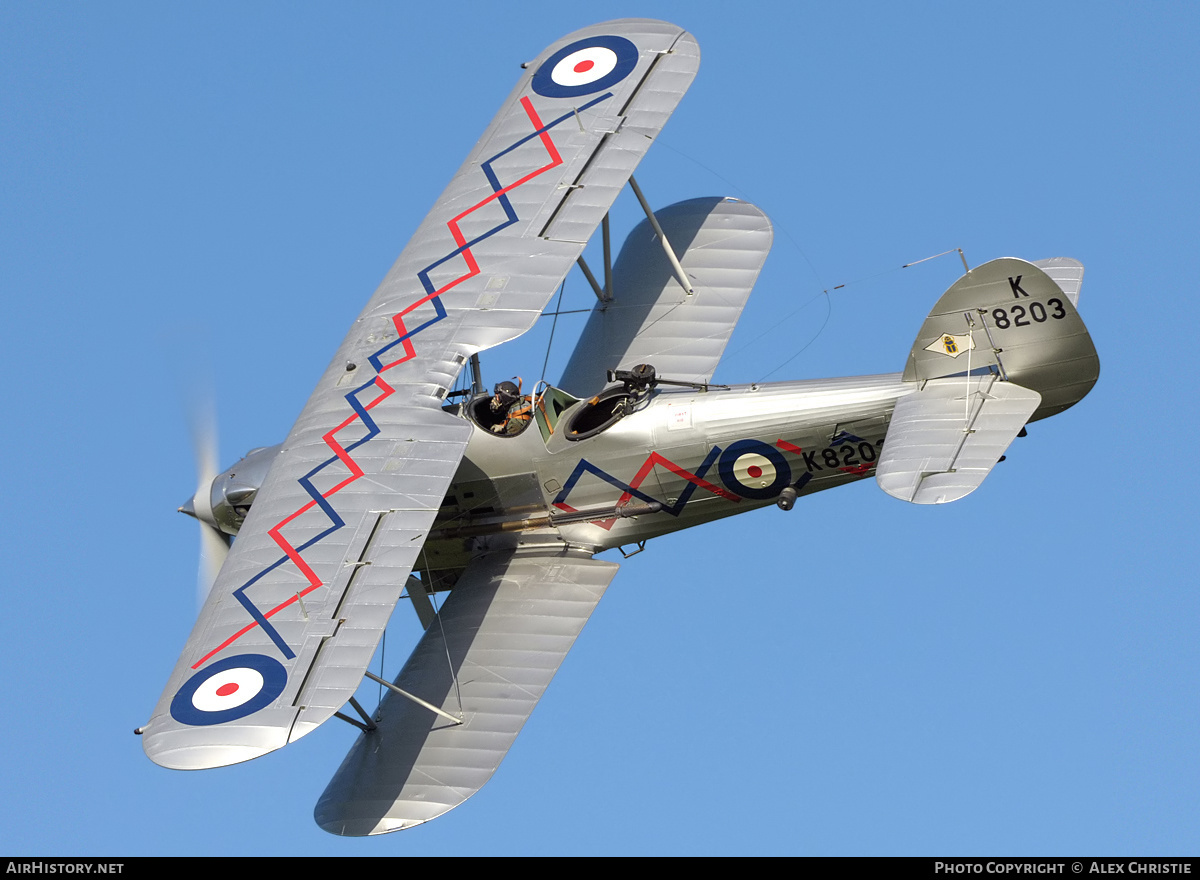 Aircraft Photo of G-BTVE / K8203 | Hawker Demon I | UK - Air Force | AirHistory.net #112057