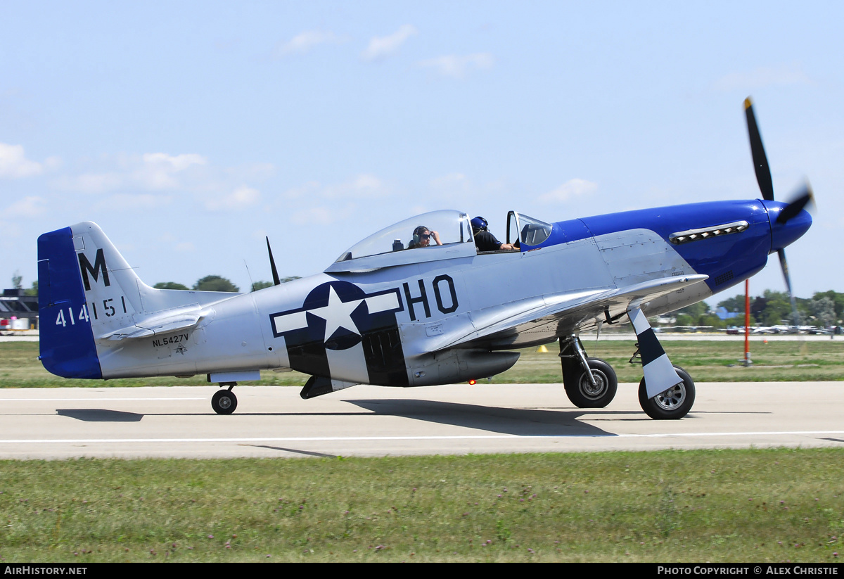 Aircraft Photo of N5427V / NL5427V / 414151 | North American P-51D Mustang | USA - Air Force | AirHistory.net #112065