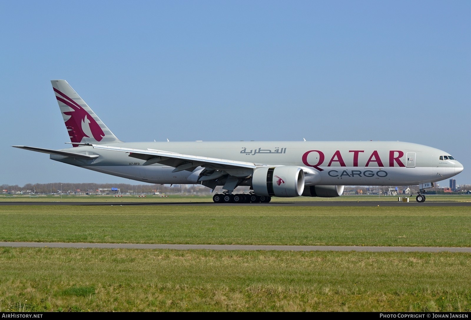 Aircraft Photo of A7-BFD | Boeing 777-FDZ | Qatar Airways Cargo | AirHistory.net #112108