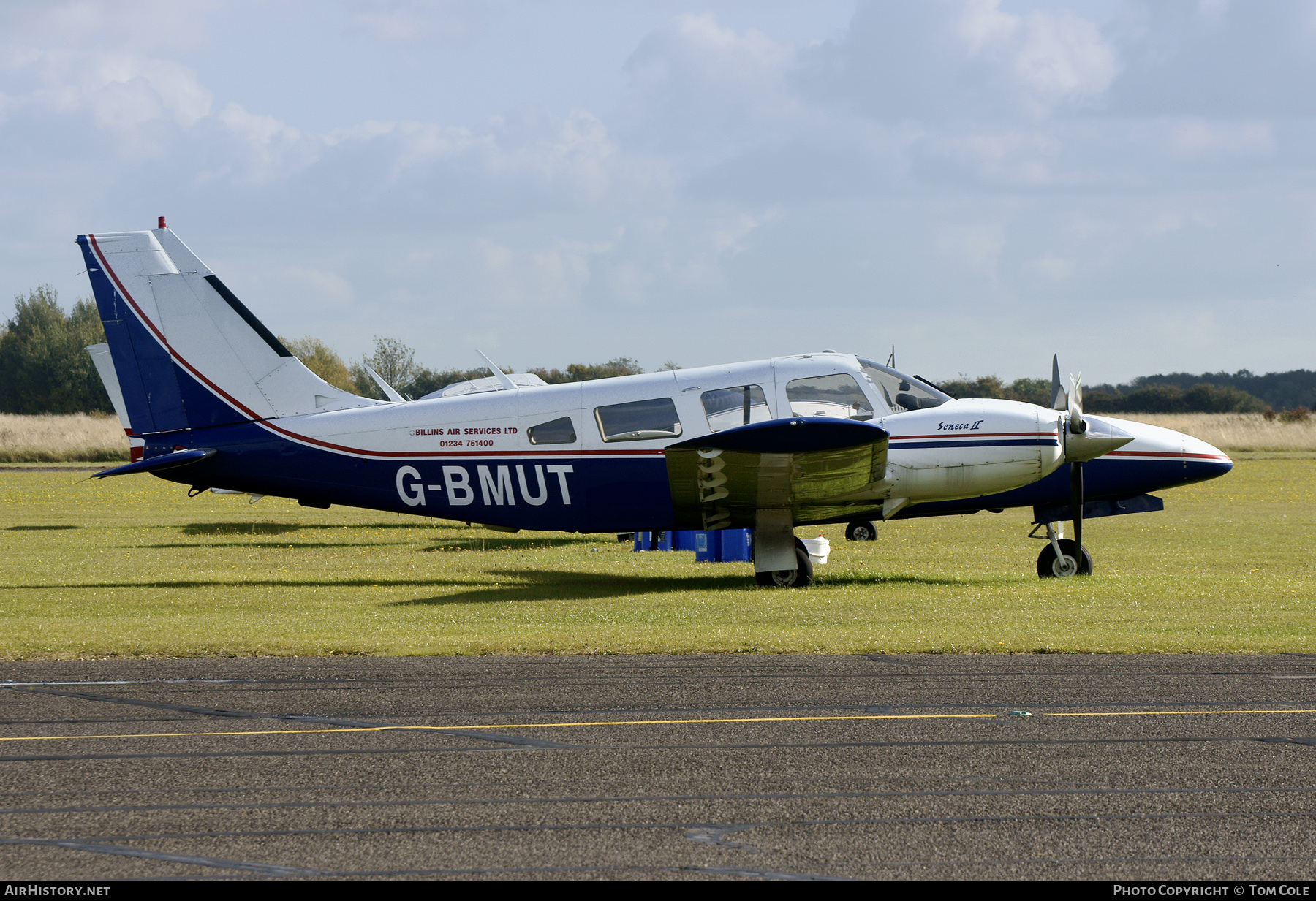 Aircraft Photo of G-BMUT | Piper PA-34-200T Seneca II | Billins Air Services | AirHistory.net #112160