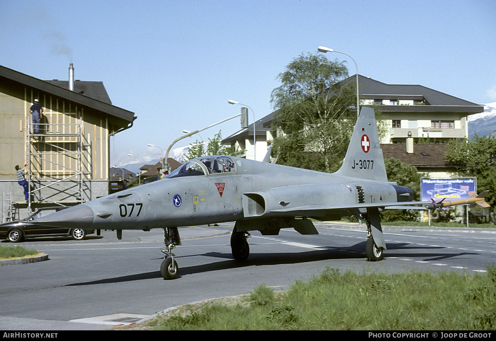 Aircraft Photo of J-3077 | Northrop F-5E Tiger II | Switzerland - Air Force | AirHistory.net #112164