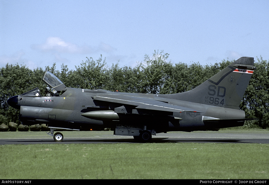 Aircraft Photo of 70-0964 / AF70-964 | LTV A-7D Corsair II | USA - Air Force | AirHistory.net #112173