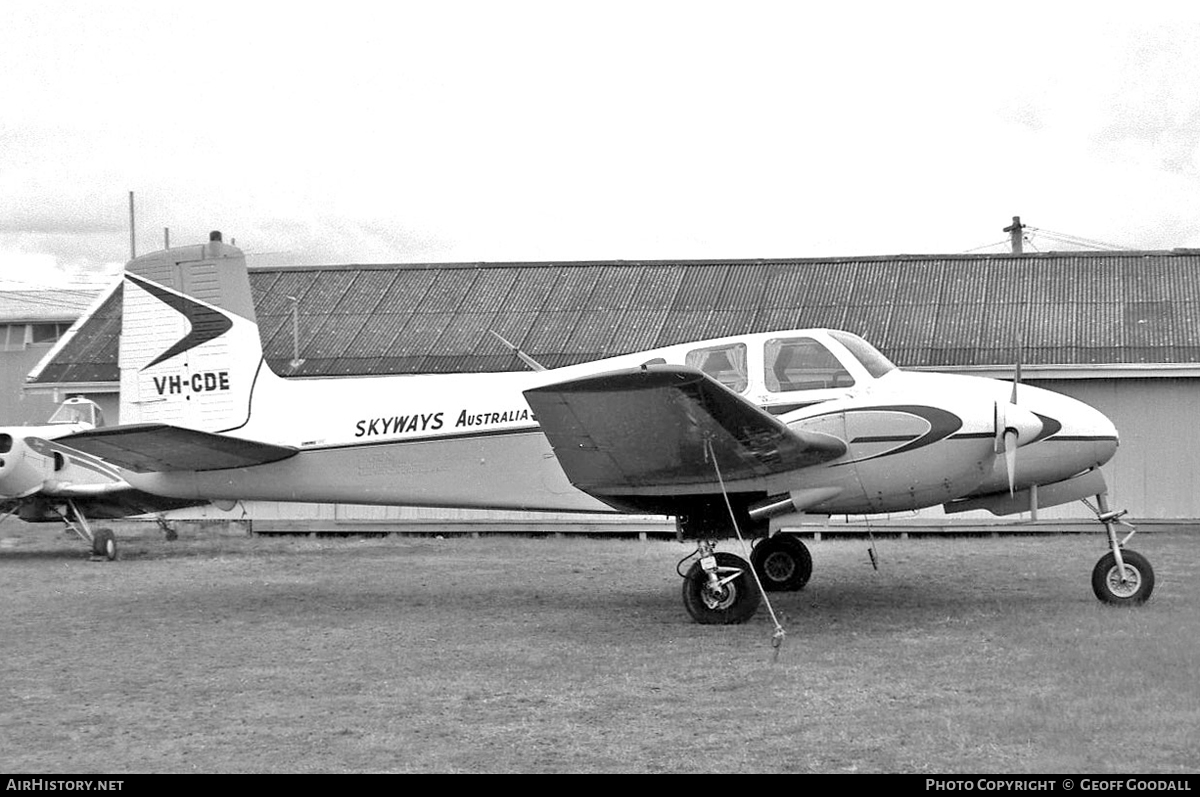 Aircraft Photo of VH-CDE | Beech B50 Twin Bonanza | Skyways Australia | AirHistory.net #112204