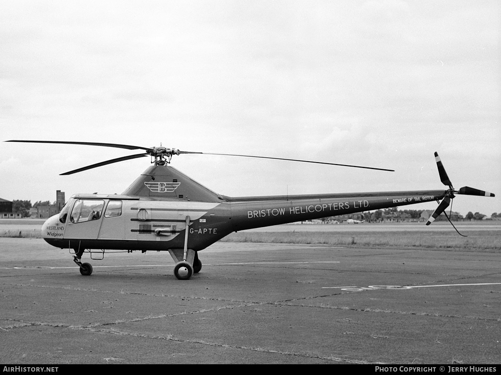 Aircraft Photo of G-APTE | Westland WS-51A Widgeon 2 | Bristow Helicopters | AirHistory.net #112206