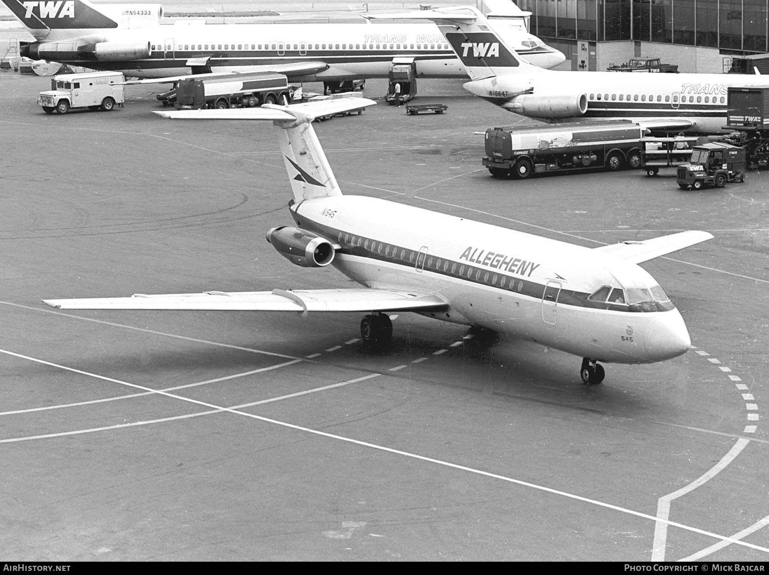Aircraft Photo of N1545 | BAC 111-203AE One-Eleven | Allegheny Airlines | AirHistory.net #112219