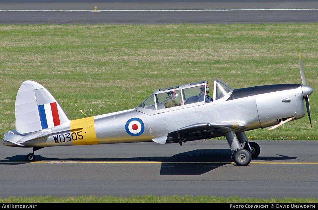 Aircraft Photo of G-ARGG / WD305 | De Havilland DHC-1 Chipmunk Mk22 | UK - Air Force | AirHistory.net #112231