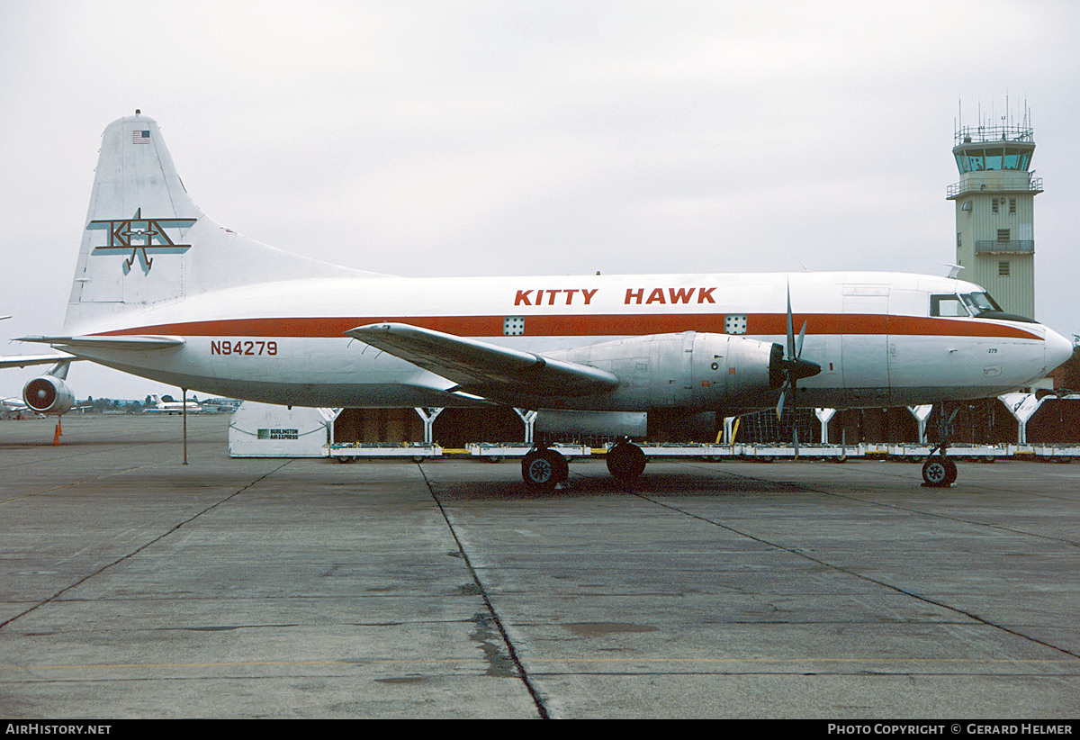 Aircraft Photo of N94279 | Convair 600/F | Kitty Hawk AirCargo - KHA | AirHistory.net #112243
