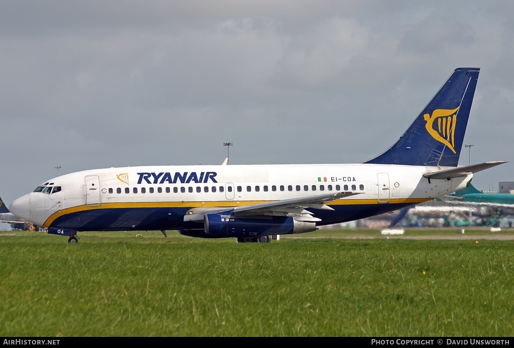 Aircraft Photo of EI-COA | Boeing 737-230/Adv | Ryanair | AirHistory.net #112274