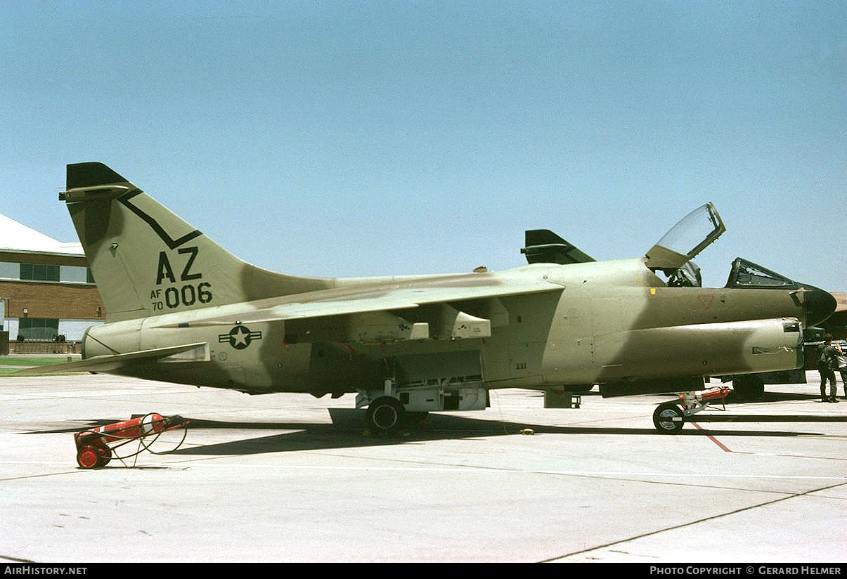 Aircraft Photo of 70-1006 / AF70-006 | LTV A-7D Corsair II | USA - Air Force | AirHistory.net #112302