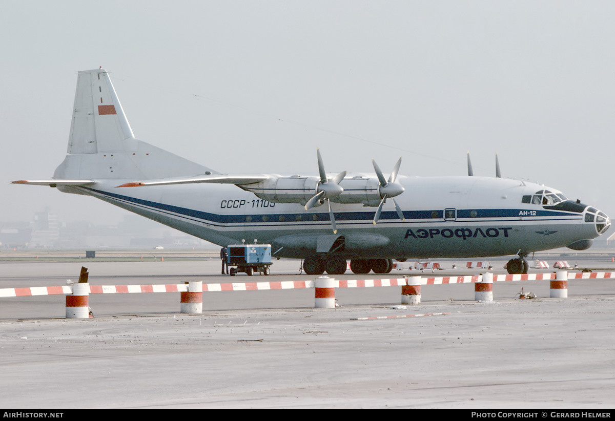 Aircraft Photo of CCCP-11105 | Antonov An-12B | Aeroflot | AirHistory.net #112322