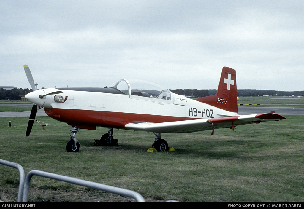 Aircraft Photo of HB-HOZ | Pilatus PC-7 | Pilatus | AirHistory.net #112337