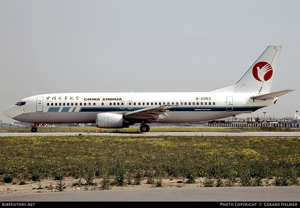 Aircraft Photo of B-2993 | Boeing 737-46Q | China Xinhua Airlines | AirHistory.net #112343