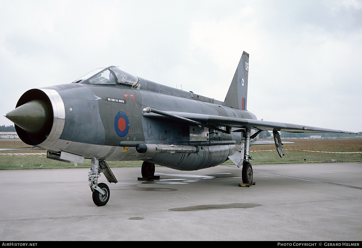 Aircraft Photo of XS923 | English Electric Lightning F6 | UK - Air Force | AirHistory.net #112352