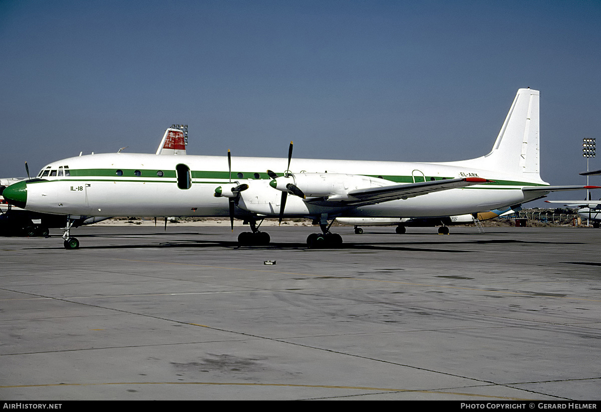 Aircraft Photo of EL-ARK | Ilyushin Il-18E | AirHistory.net #112393