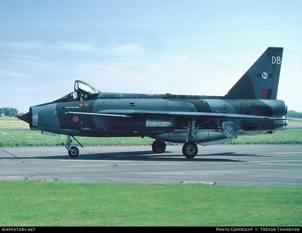 Aircraft Photo of XP707 | English Electric Lightning F3 | UK - Air Force | AirHistory.net #112421