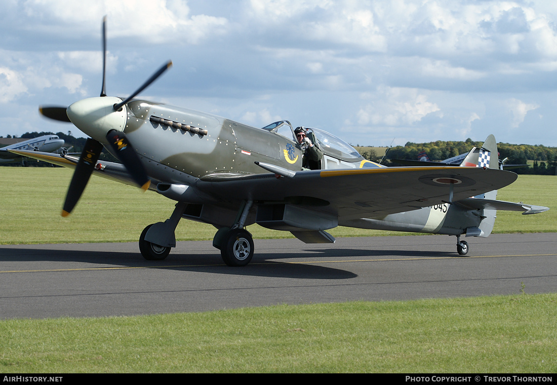 Aircraft Photo of G-BUOS / SM845 | Supermarine 394 Spitfire FR18E | UK - Air Force | AirHistory.net #112427