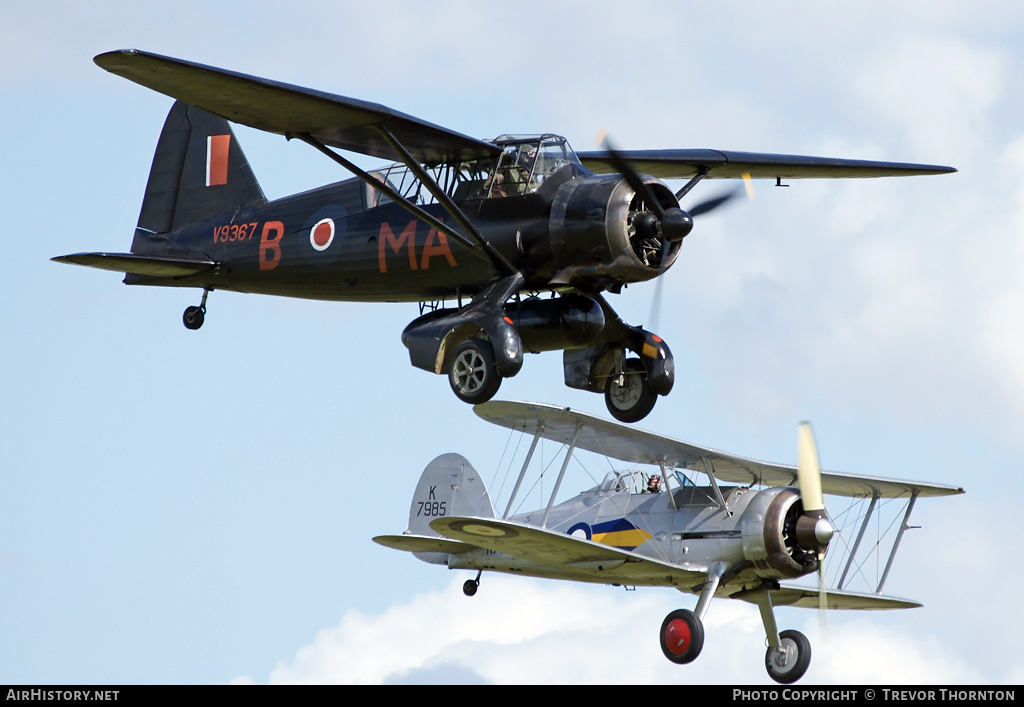 Aircraft Photo of G-AZWT / V9367 | Westland Lysander Mk.IIIA | UK - Air Force | AirHistory.net #112434