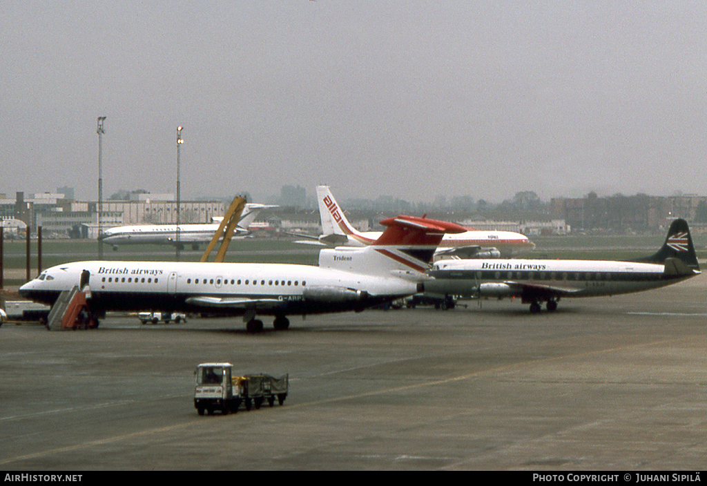 Aircraft Photo of G-ARPZ | Hawker Siddeley HS-121 Trident 1C | British Airways | AirHistory.net #112473