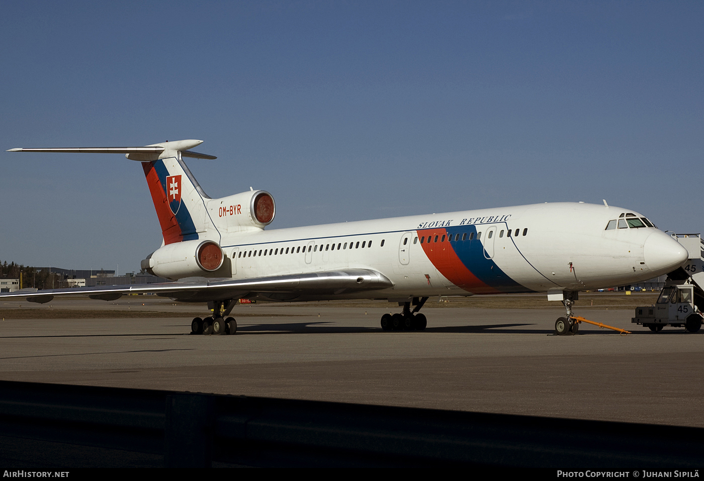 Aircraft Photo of OM-BYR | Tupolev Tu-154M | Slovakia - Government | AirHistory.net #112474