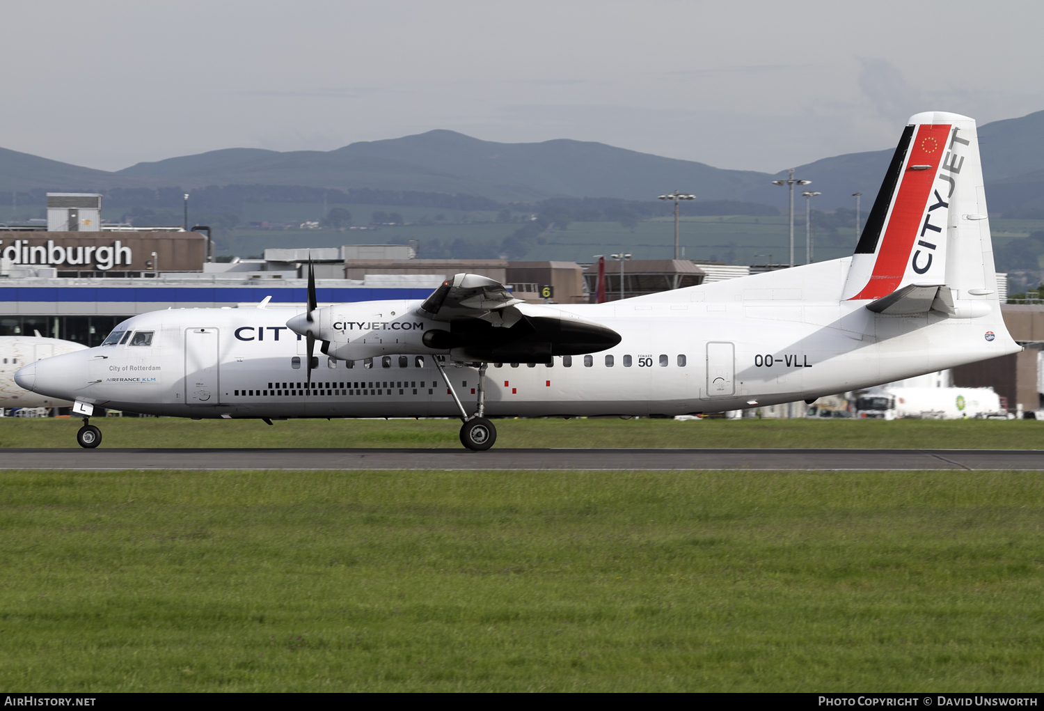 Aircraft Photo of OO-VLL | Fokker 50 | CityJet | AirHistory.net #112475