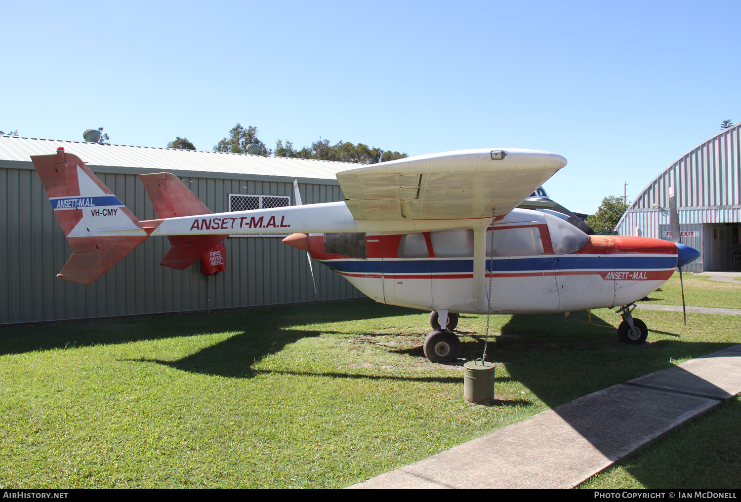 Aircraft Photo of VH-CMY | Cessna 336 Skymaster | Ansett - MAL | AirHistory.net #112491