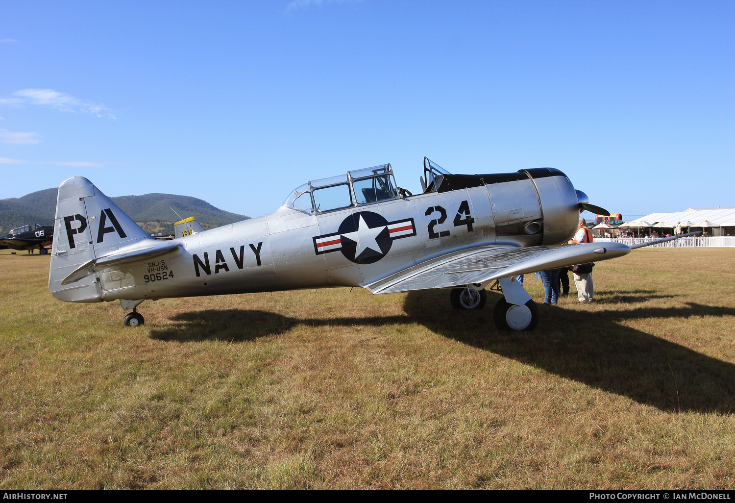Aircraft Photo of VH-USN / 90624 | North American SNJ-5 Texan | USA - Navy | AirHistory.net #112496