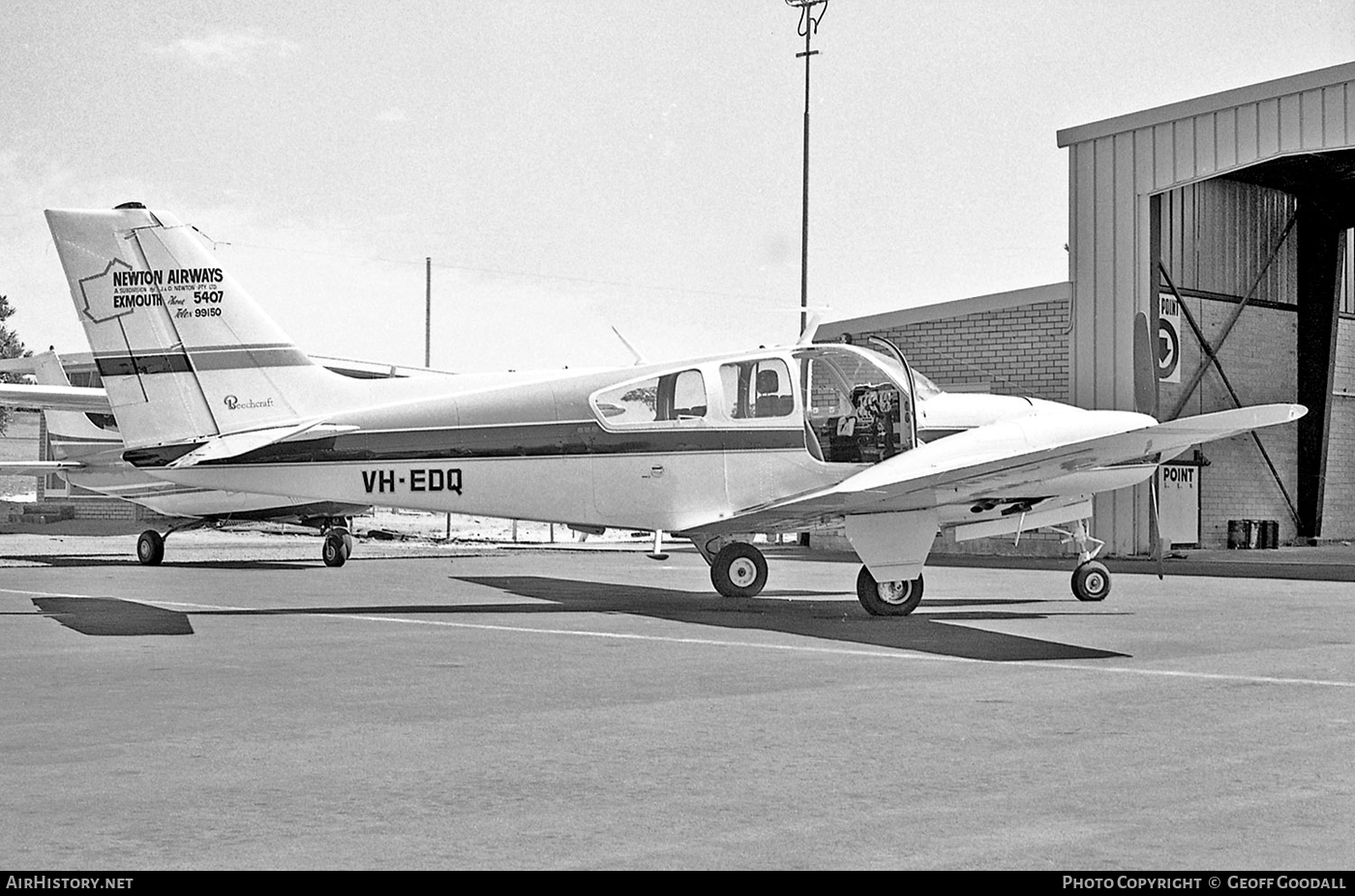 Aircraft Photo of VH-EDQ | Beech E55 Baron | Newton Airways | AirHistory.net #112506