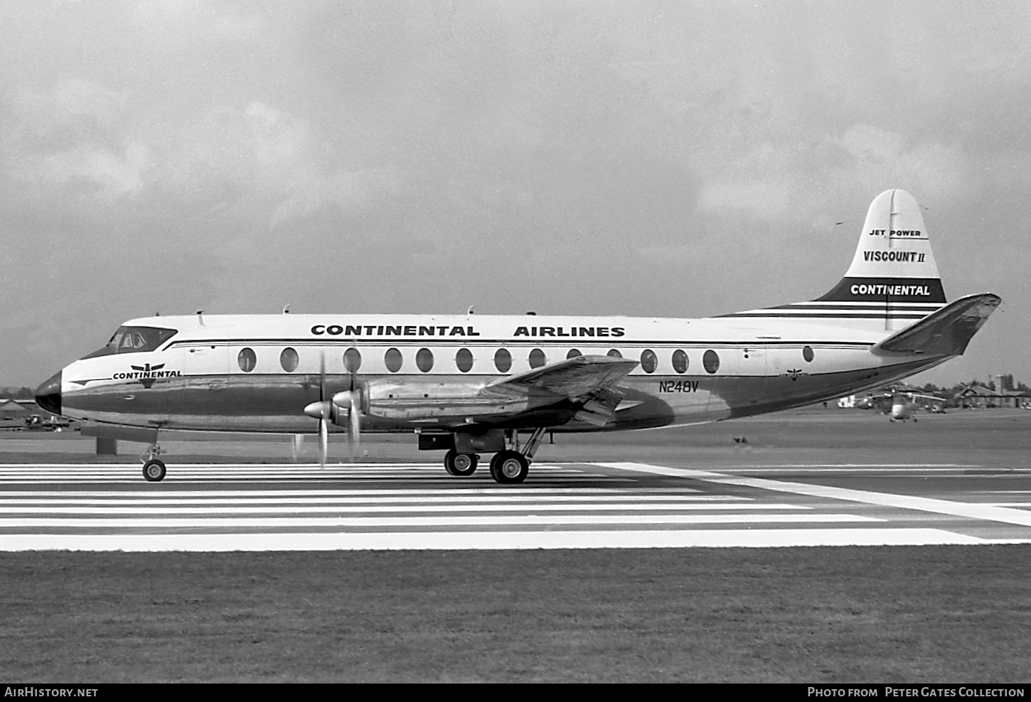Aircraft Photo of N248V | Vickers 812 Viscount | Continental Airlines | AirHistory.net #112507
