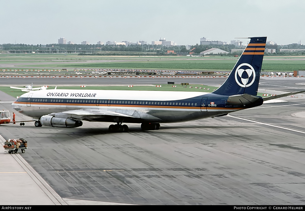Aircraft Photo of C-GRYO | Boeing 707-351C | Ontario Worldair | AirHistory.net #112515