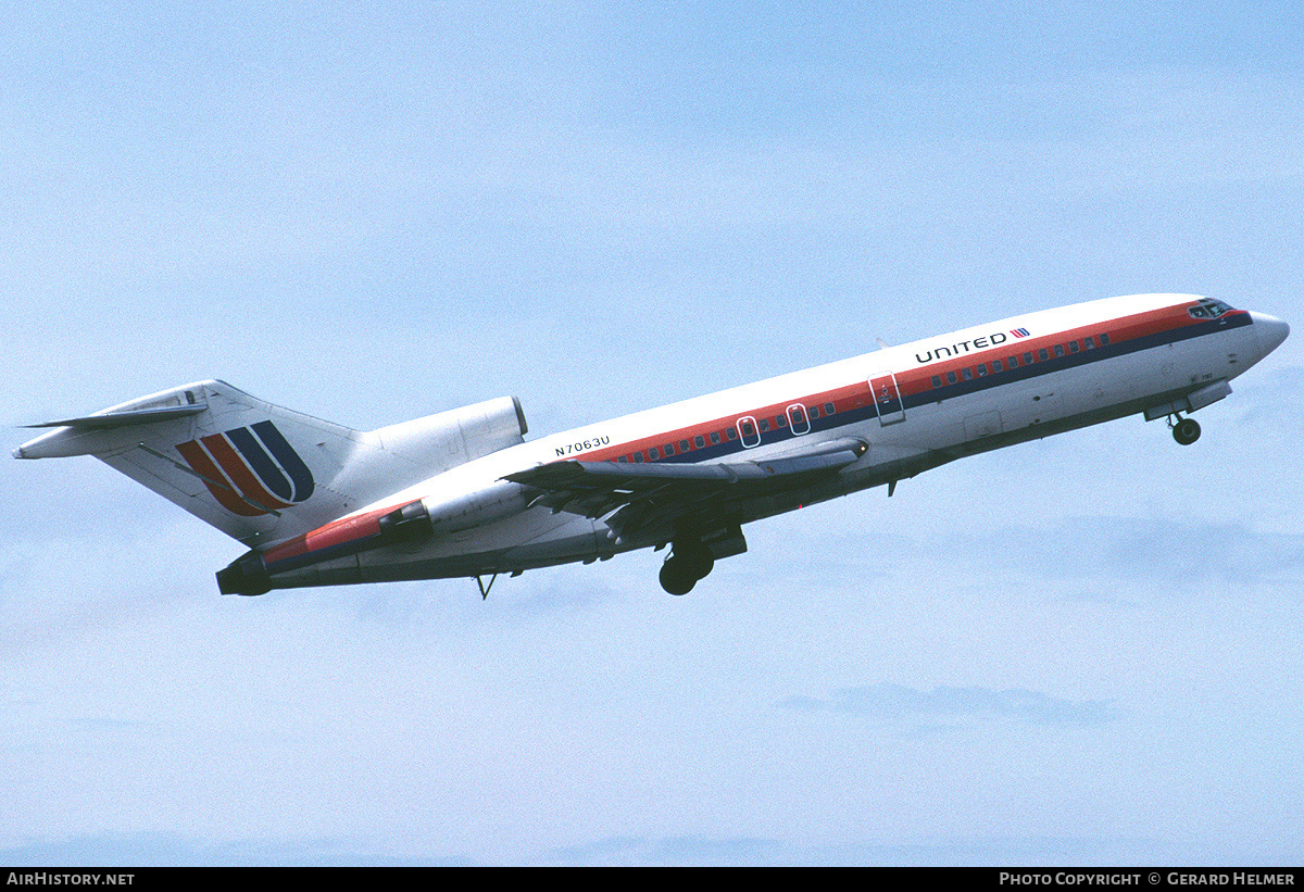 Aircraft Photo of N7063U | Boeing 727-22 | United Airlines | AirHistory.net #112532