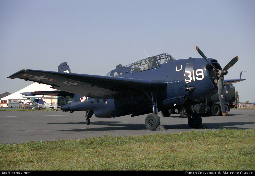 Aircraft Photo of G-BTDP / 53319 | Grumman TBM-3R Avenger | USA - Navy | AirHistory.net #112536