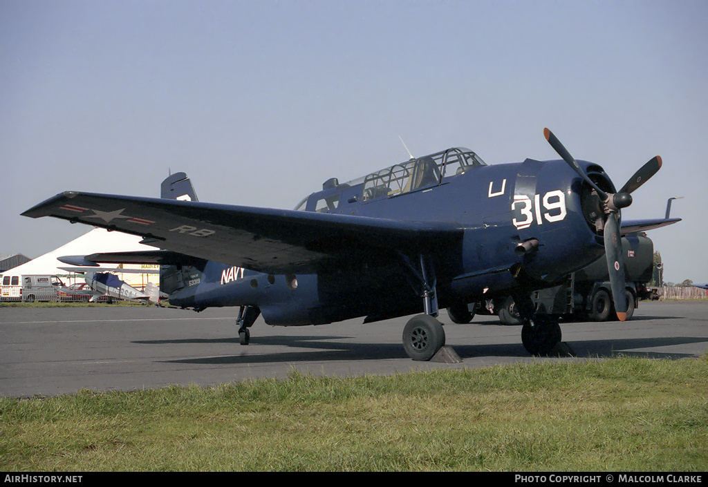 Aircraft Photo of G-BTDP / 53319 | General Motors TBM-3R Avenger | USA - Navy | AirHistory.net #112536