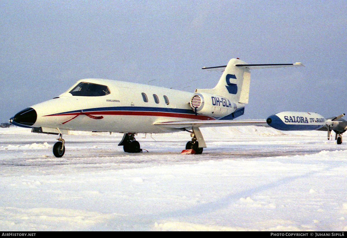Aircraft Photo of OH-GLA | Gates Learjet 24D | Salora TV Radio | AirHistory.net #112545
