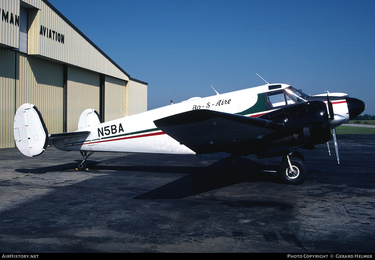 Aircraft Photo of N5BA | Beech G18S | Bo-S-Aire | AirHistory.net #112568