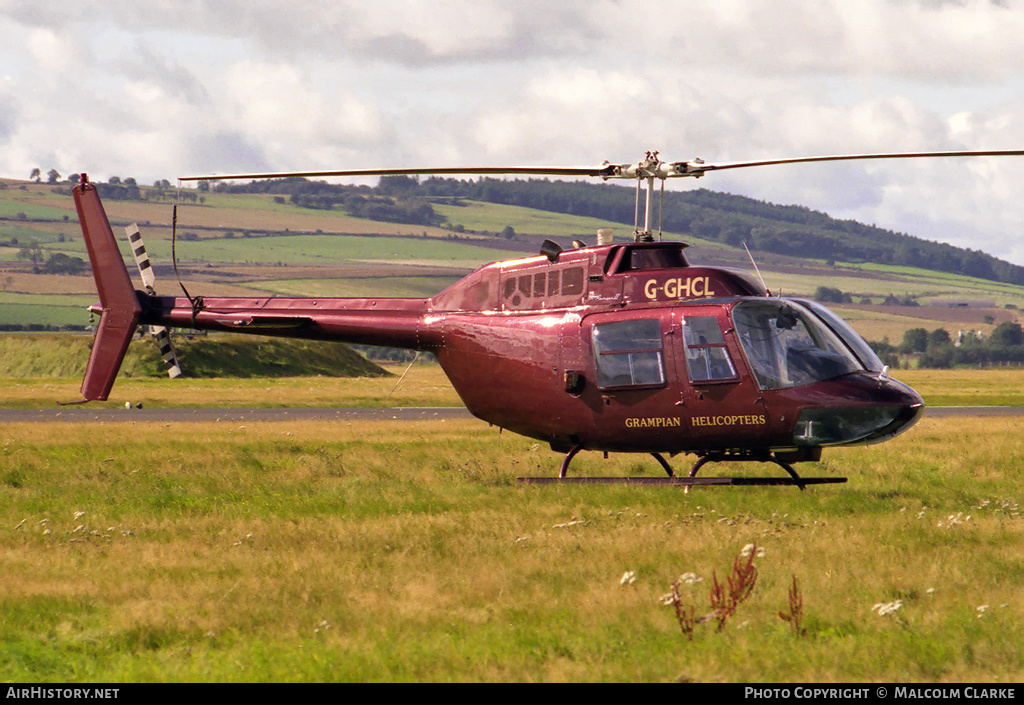 Aircraft Photo of G-GHCL | Bell 206B JetRanger II | Grampian Helicopter Charter | AirHistory.net #112572