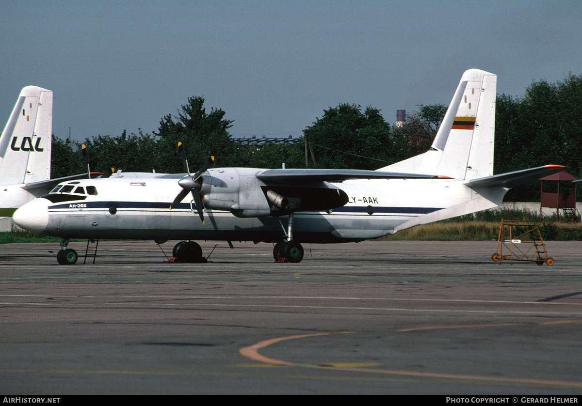 Aircraft Photo of LY-AAK | Antonov An-26B | Lithuanian Airlines | AirHistory.net #112590