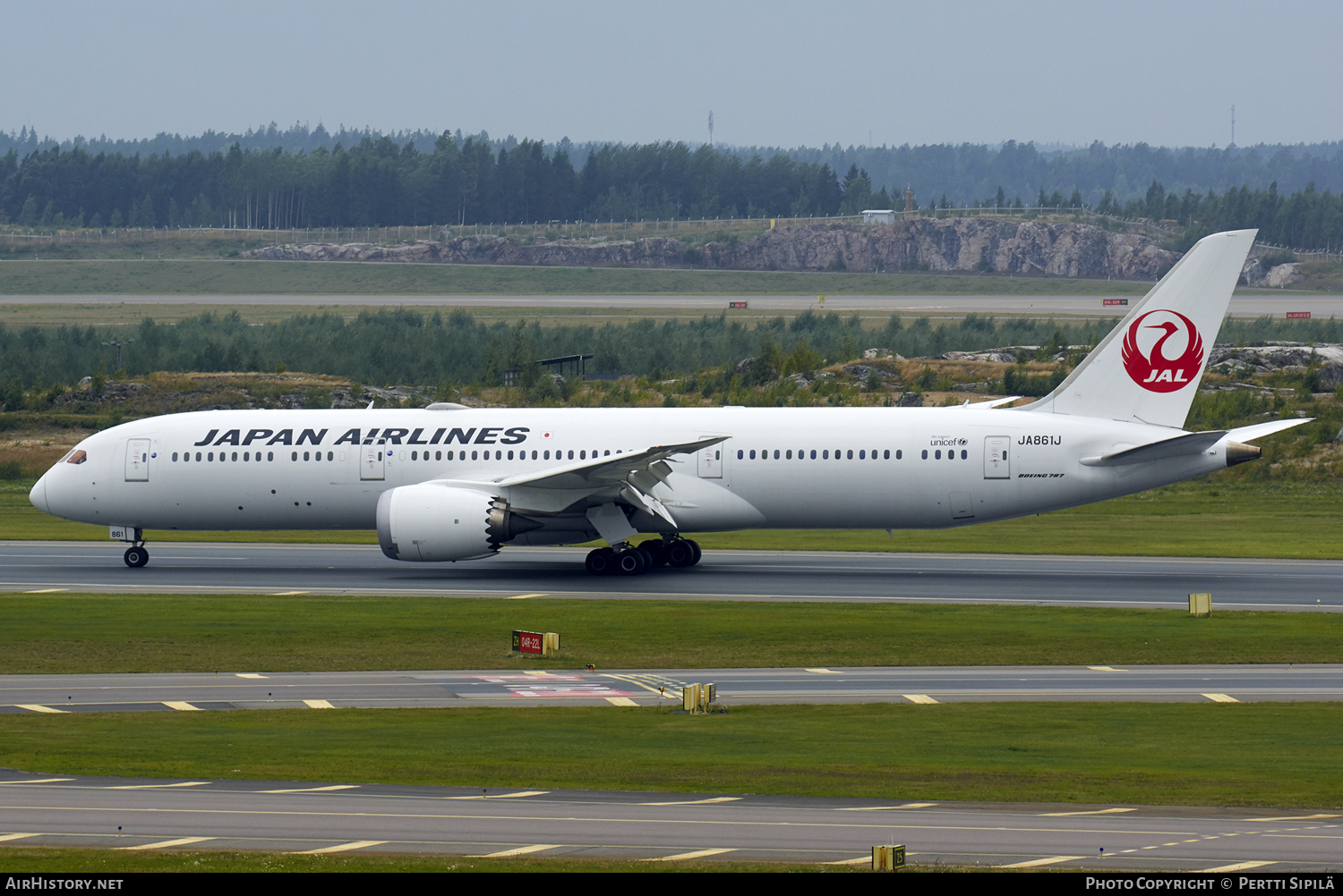 Aircraft Photo of JA861J | Boeing 787-9 Dreamliner | Japan Airlines - JAL | AirHistory.net #112594