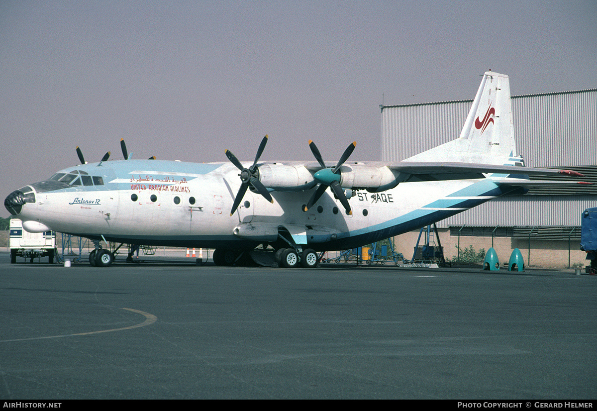 Aircraft Photo of ST-AQE | Antonov An-12AP | United Arabian Airlines | AirHistory.net #112595