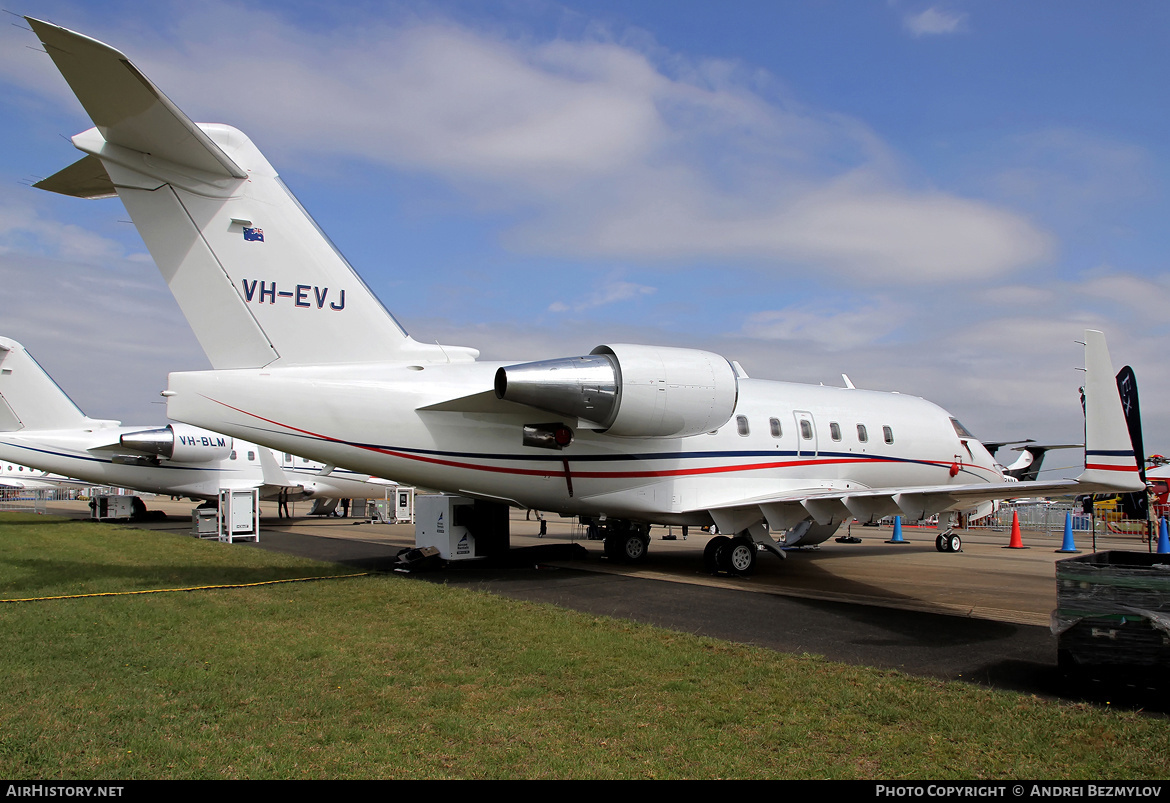 Aircraft Photo of VH-EVJ | Bombardier Challenger 604 (CL-600-2B16) | AirHistory.net #112635
