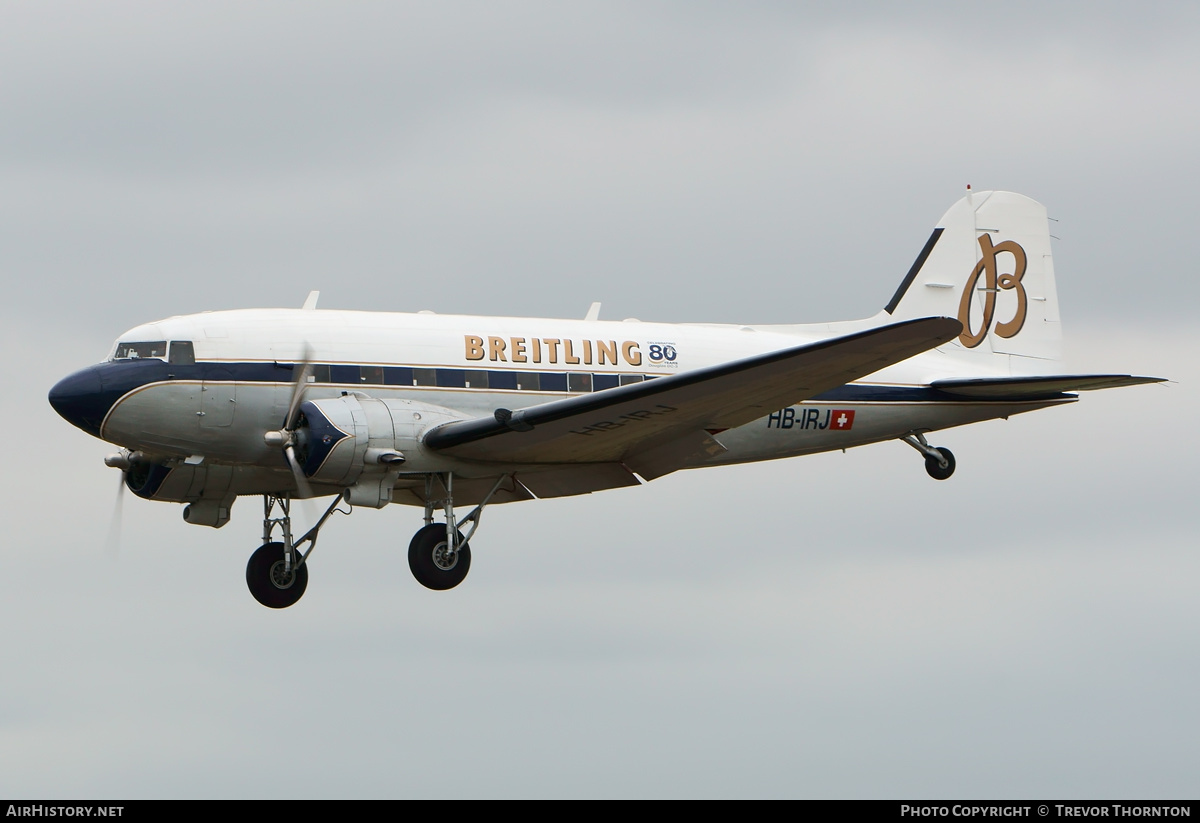 Aircraft Photo of HB-IRJ | Douglas DC-3(A) | AirHistory.net #112649