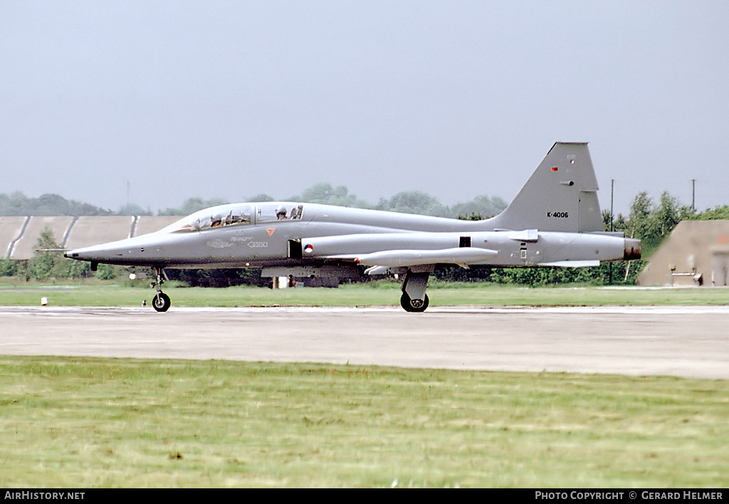 Aircraft Photo of K-4006 | Canadair NF-5B | Netherlands - Air Force | AirHistory.net #112656