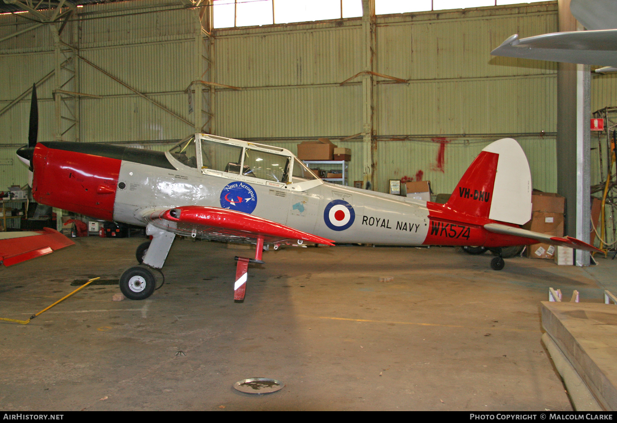 Aircraft Photo of VH-DHU / WK574 | De Havilland DHC-1 Chipmunk Mk22 | Nova Aerospace | UK - Navy | AirHistory.net #112703