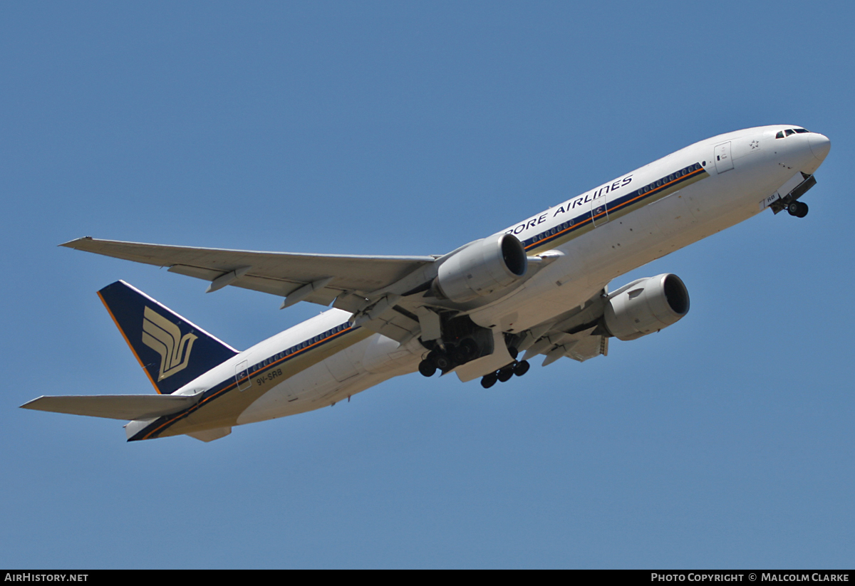Aircraft Photo of 9V-SRB | Boeing 777-212/ER | Singapore Airlines | AirHistory.net #112706