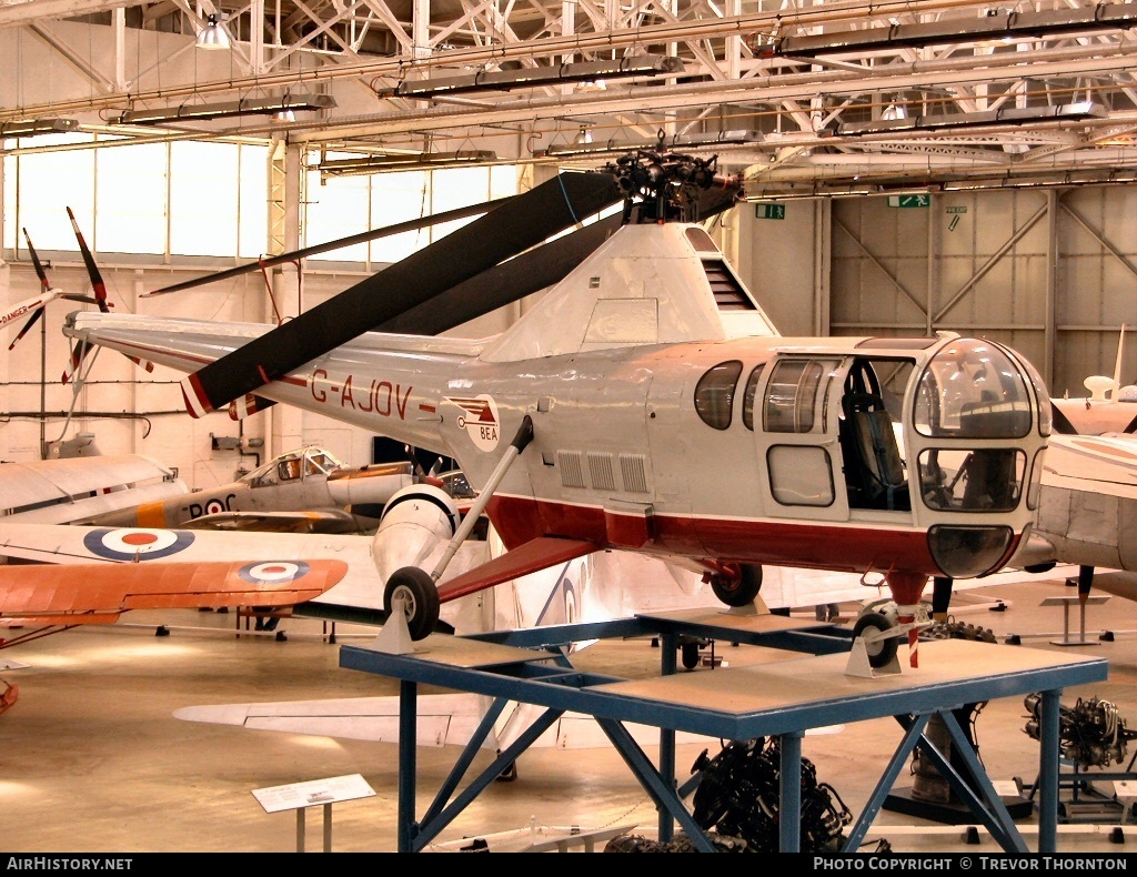 Aircraft Photo of G-AJOV | Westland WS-51 Dragonfly HR5 | BEA - British European Airways | AirHistory.net #112731