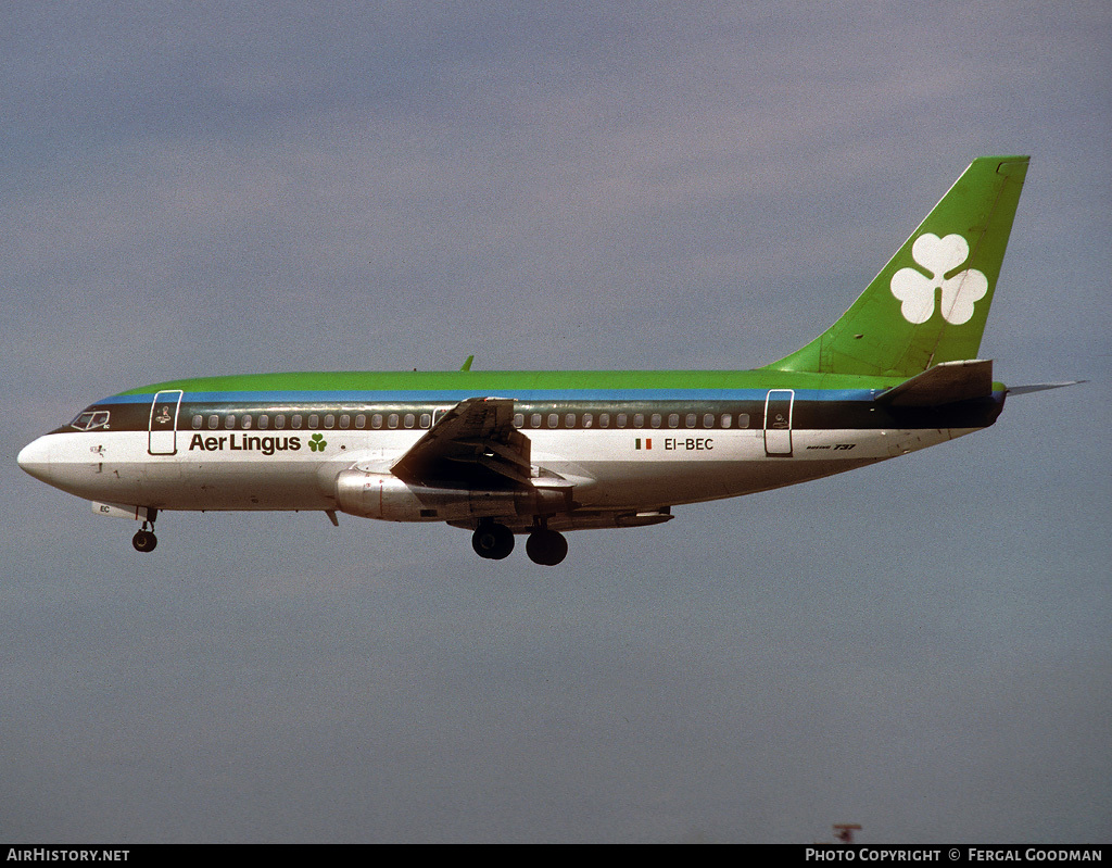 Aircraft Photo of EI-BEC | Boeing 737-248/Adv | Aer Lingus | AirHistory.net #112756