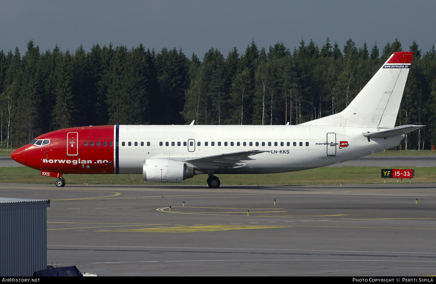 Aircraft Photo of LN-KKS | Boeing 737-33A | Norwegian | AirHistory.net #112794